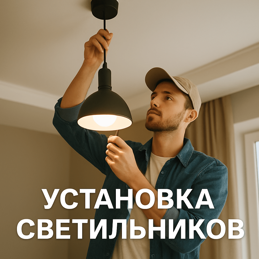 Монтаж светильников в Липецке