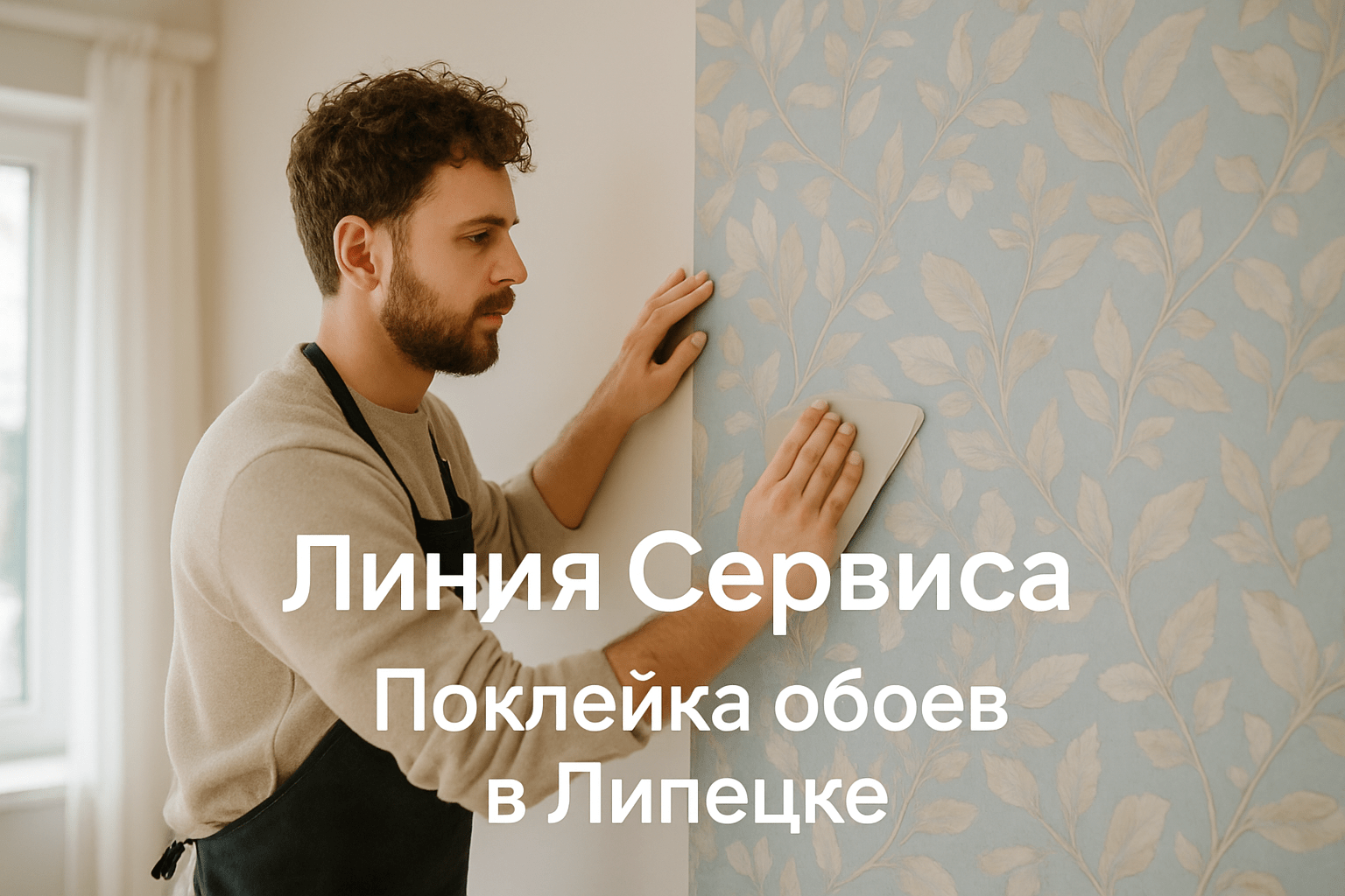 Поклейка обоев в Липецке