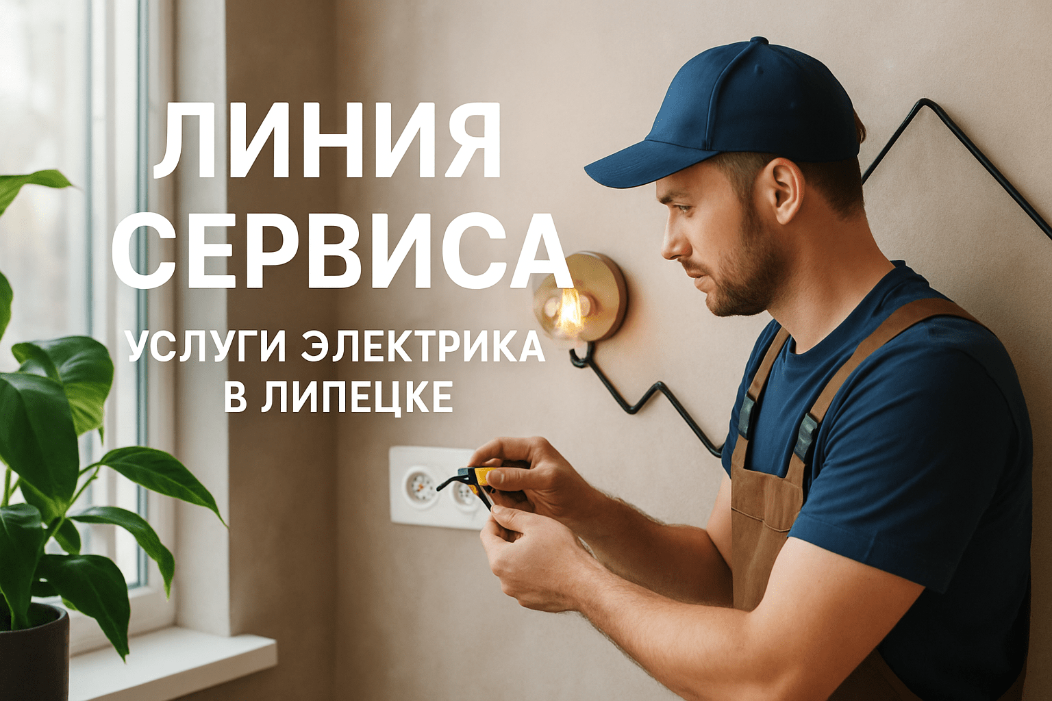Услуги электрика в Липецке